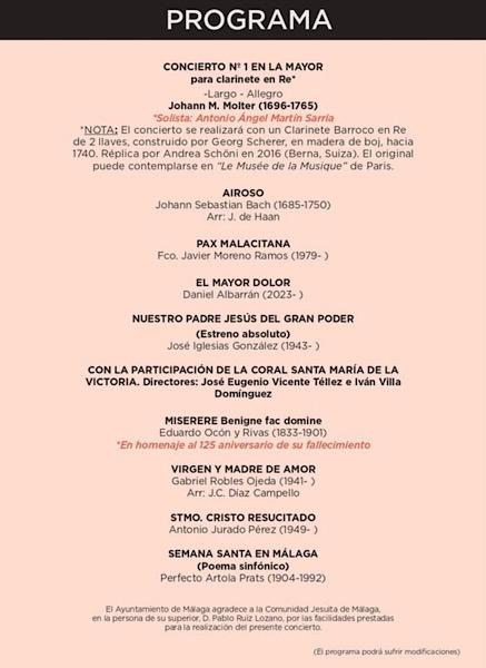 Saison 2025-2026 de l’Orchestre de la ville de Malaga