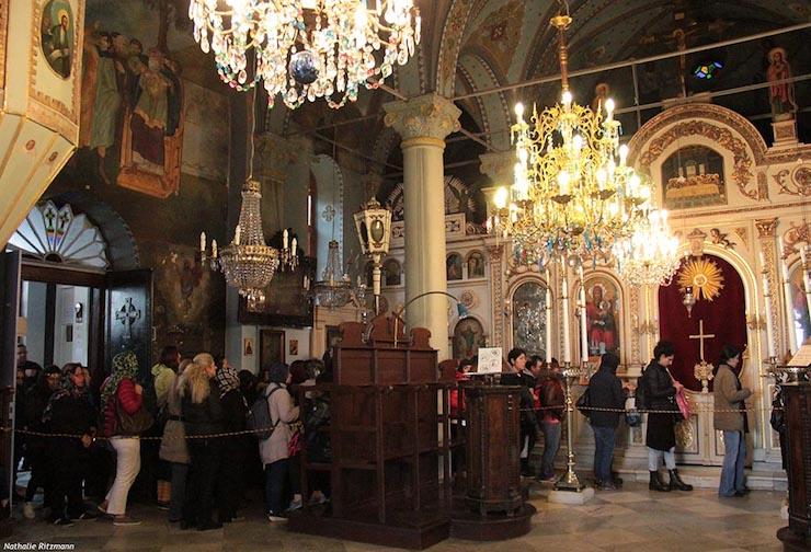 A l'intérieur du monastère Saint-Georges de Büyükada