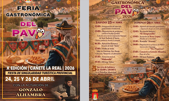 la Feria Gastronómica del Pavo de Cañete la Real 