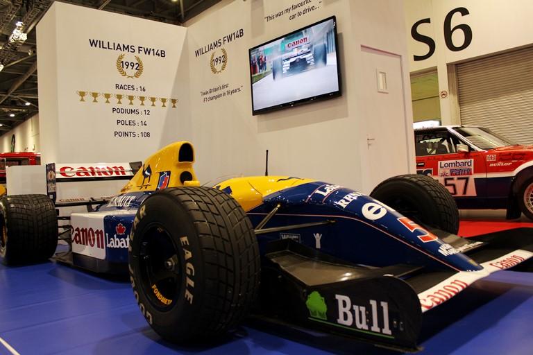 Voiture de course Williams FW 14B ayant appartenu à Nigel Mansell