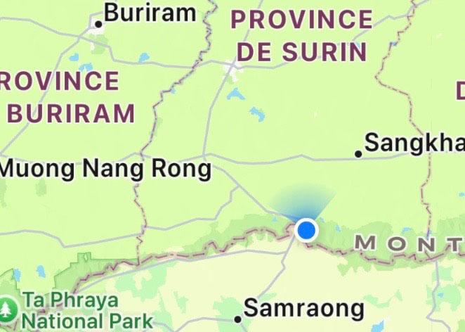 Point Frontière Thaïlande Cambodge 