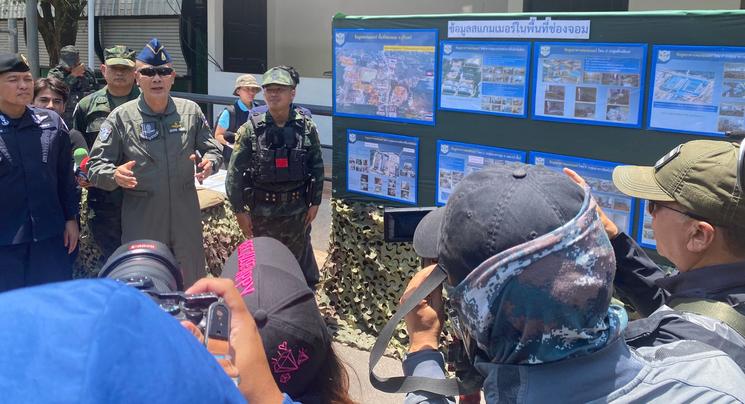 Briefing armée thaïlandaise