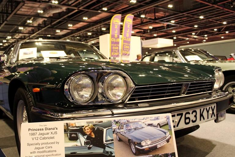 Cabriolet vert historique de Lady Diana