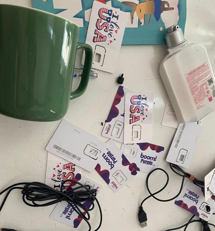 Cartes SIM américaines scam