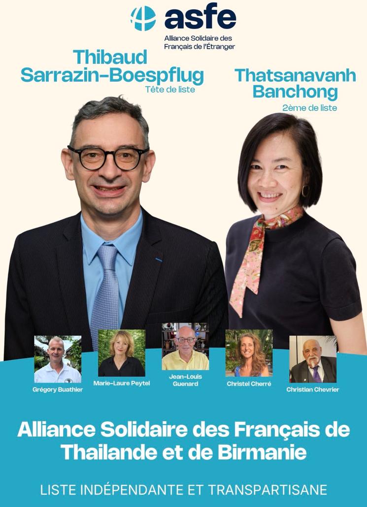 Liste ASfE Thaïlande 2026