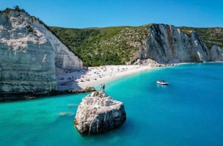 Plage de Fteri, Grèce 