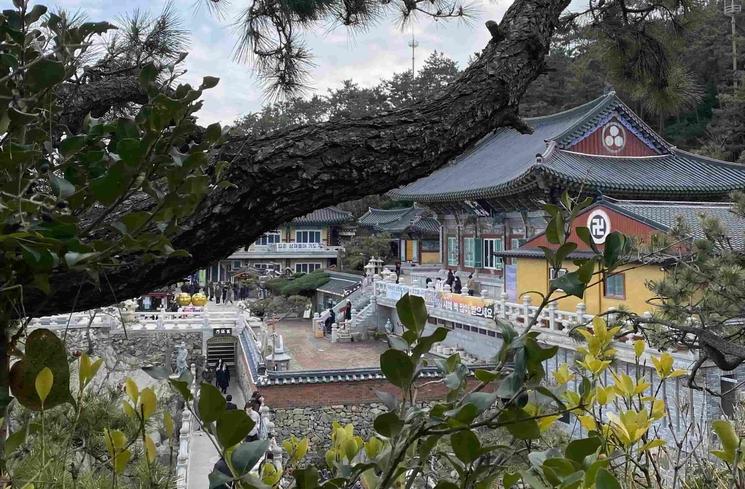 Le temple de Haedong Yonggungsa, à Busan. 