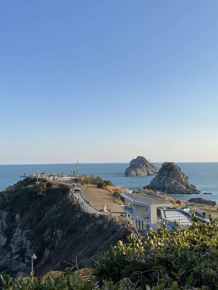 L'Oryukdo Skywalk, à Busan.