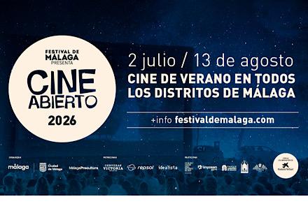 Proyección de Cine Abierto en Malaga