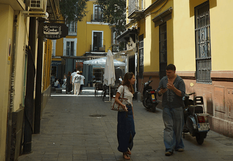 Touriste à Seville
