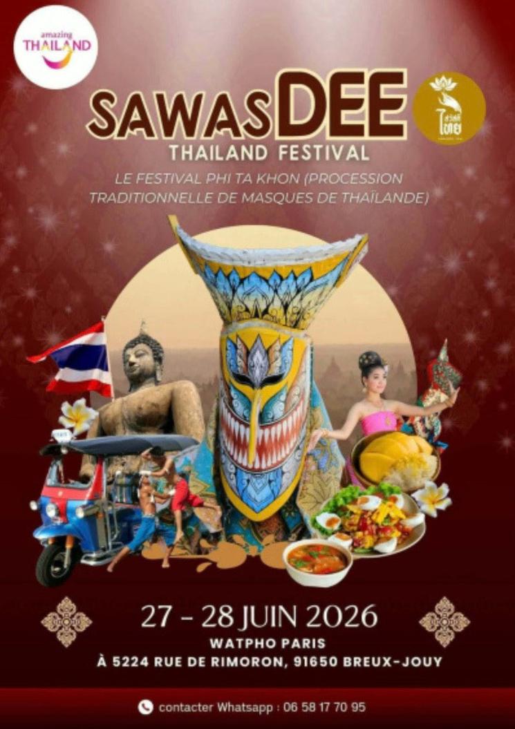 Affiche festival thaï Paris 