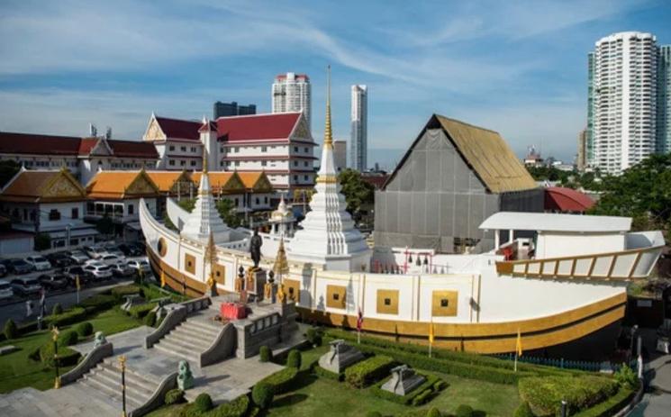 Temple bateau Bangkok 