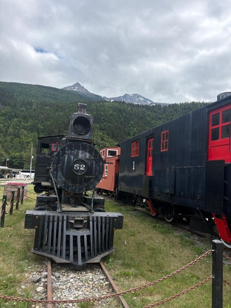 Train qui a été utilisé pour aller dans le Yukon @ Emmanuelle Franks