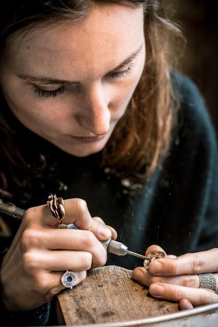 Zoé en plein travail