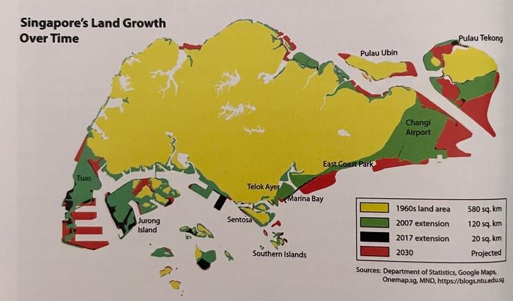 carte de singapour