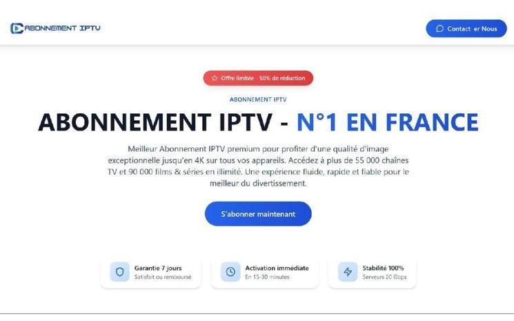 Abonnement IPTV 