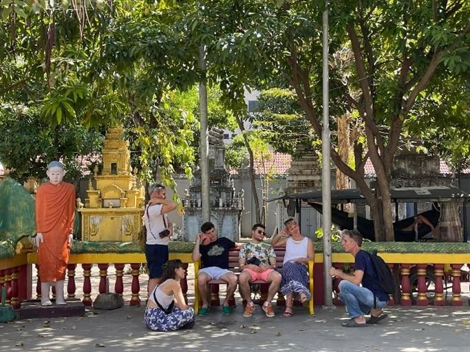 Phnom Penh insolite pause dans les années 60