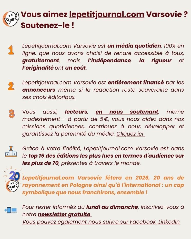 Le Petit Journal Varsovie Promo 20 ans