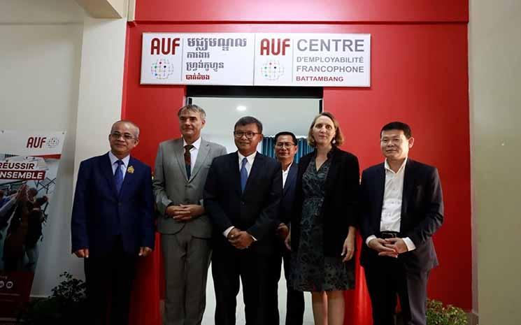 Inauguration du Centre d’Employabilité Francophone à Battambang