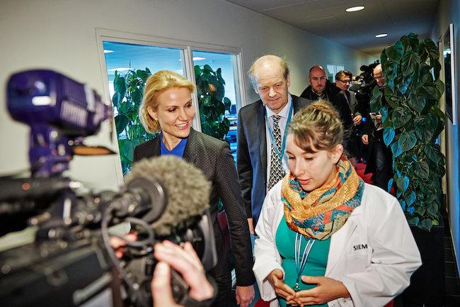 Siemens Helle Thorning-Schmidt Celia Le Gouil Danemark 