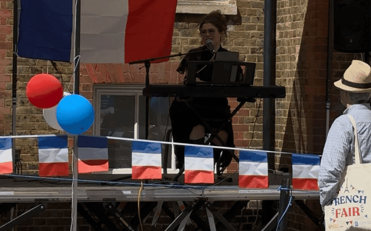 Iris Fournier à la French Fair à Londres