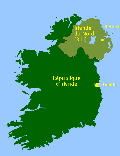 Carte Irlande