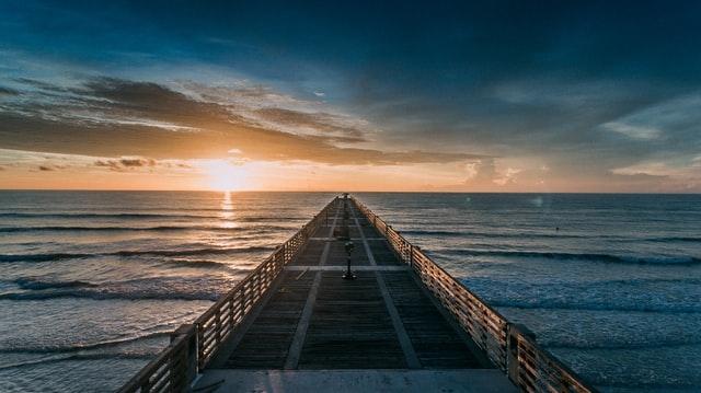 Sunset de Jacksonville Beach