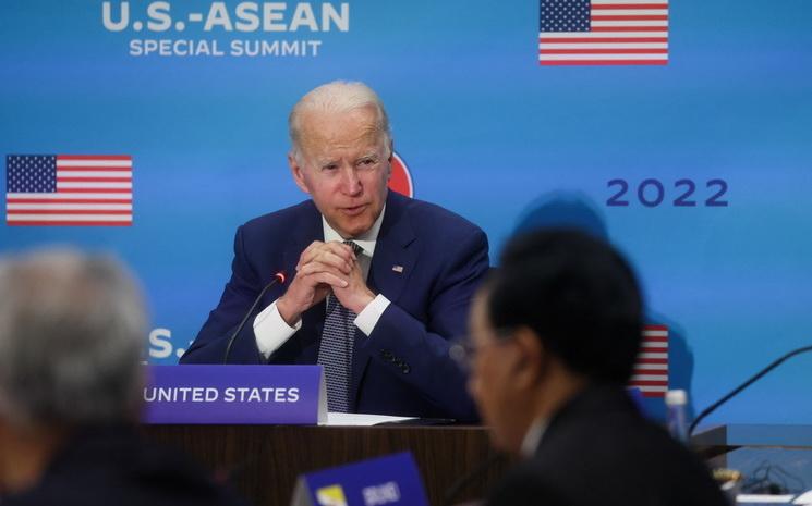 Joe Biden lors du sommet US-ASEAN organise a Washington