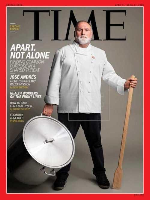 José Andrés fait la une de la revue Time