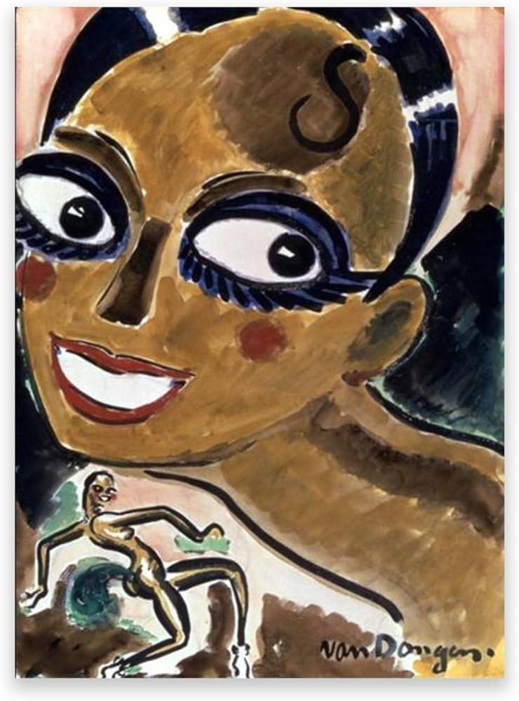 Joséphine Baker représentée par Kees Van Dongen