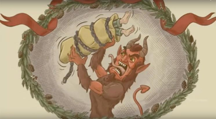 Krampus Autriche Noël