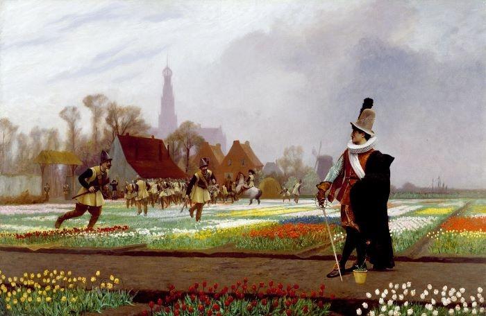 La Tulipomania par Jean-Léon Gérôme