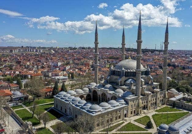 La fameuse mosquée Selimiye d'Edirne