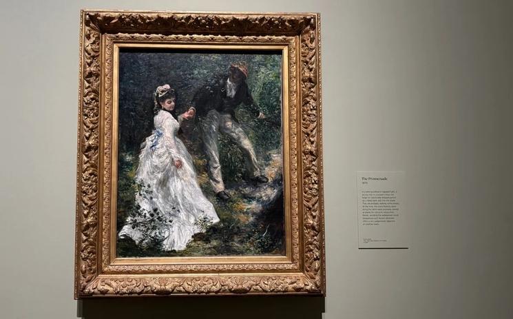 La Promenade, Renoir, 1870