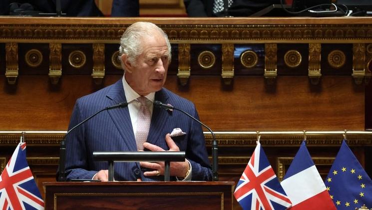 Le roi Charles III discours au Sénat