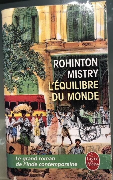 Livre Inde L'equilibre du monde Rohinton Mistry