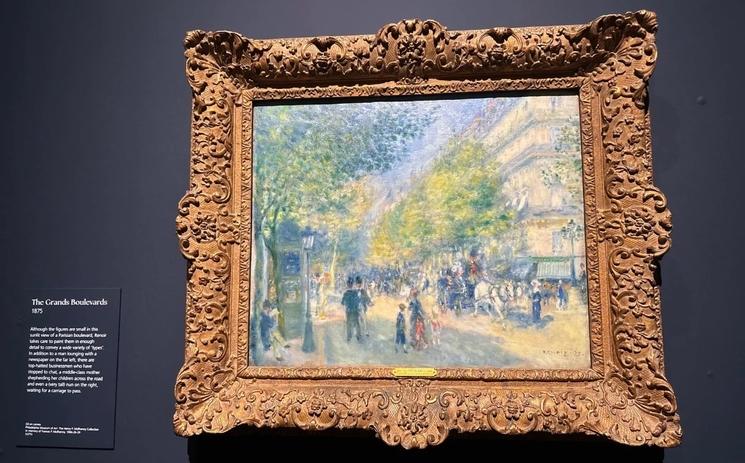 Les Grands Boulevards, Renoir, 1875