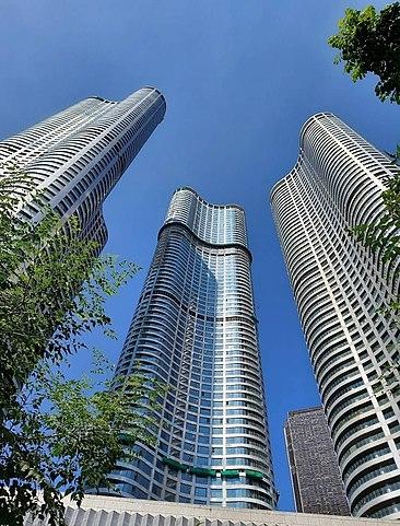 Les tours résidentielles World Towers à Mumbai dans le quartier de Lower Parel