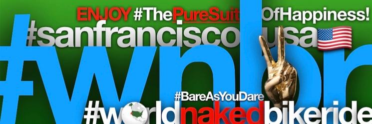 Affiche de World Naked Bike Ride San Francisco