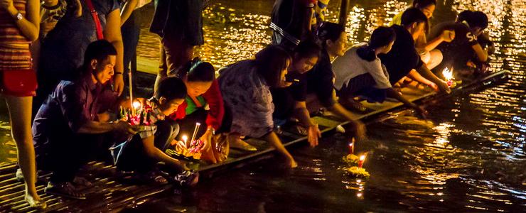 Loy Krathong Thailande