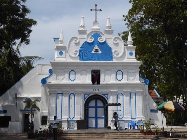 Luz Church (notre dame des Lumières) à Chennai. Photo : Catherine Simonnet