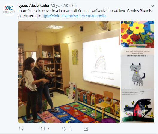 Journée porte ouverte à la marmothèque et présentation du livre Contes Pluriels en Maternelle  @aefeinfo #SemaineLFM #maternelle
