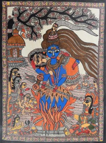 madhubani peinture bihar inde