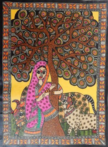 madhubani peinture bihar inde