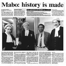 Mabo: history is made