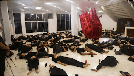 performance "Cassettes 100" José Maceda