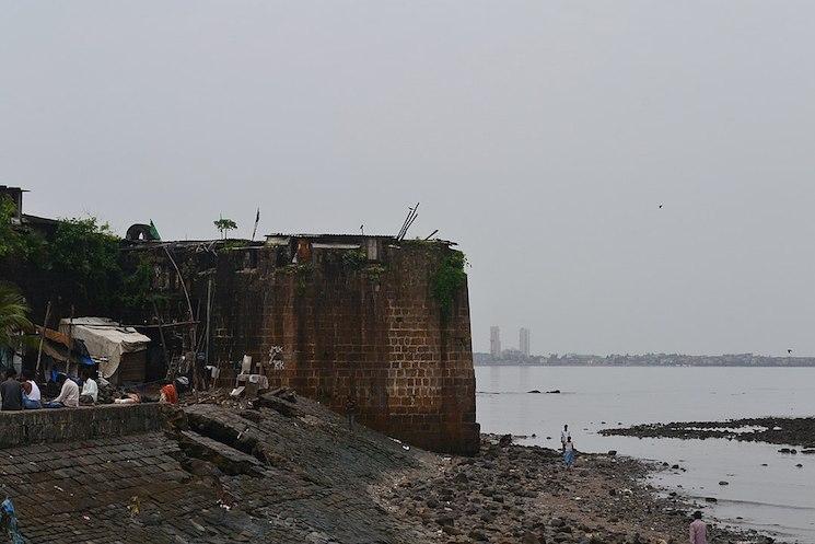 Vestiges du fort de Mahim à Mumbai