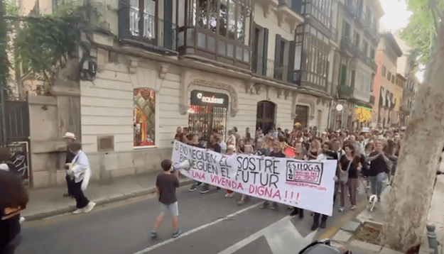 Manifestation contre le tourisme de masse à Majorque en mai 2024