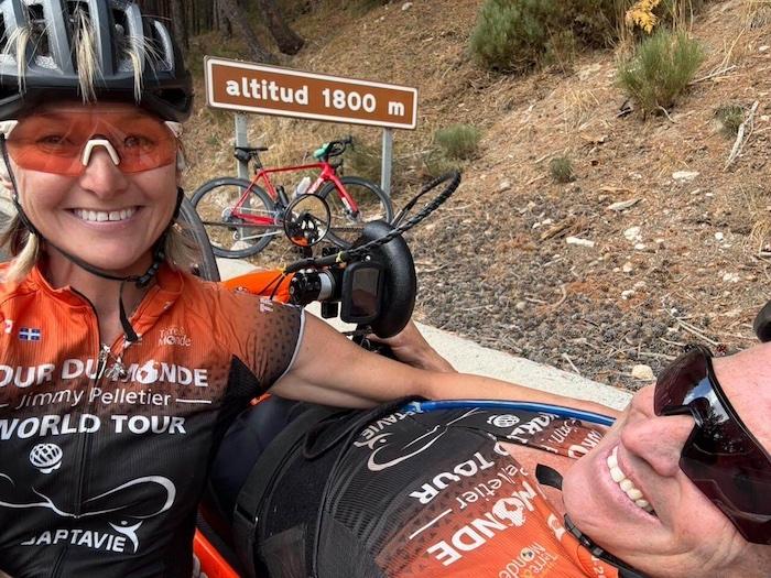 Manon et Jimmy durant le tour du monde