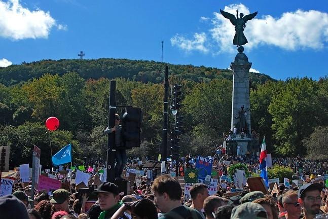 Marche pour le climat à Montréal